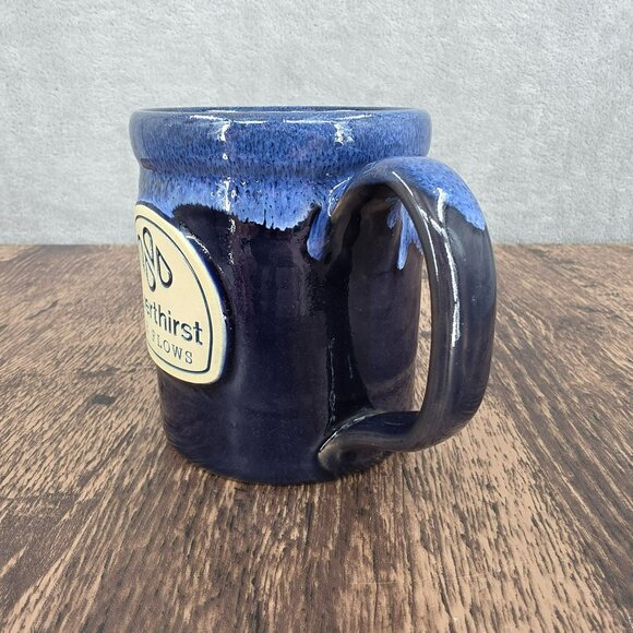 Deneen Pottery Hand Thrown Coffee Mug Never Thirst Life Flows Birmingham Alabama - Picture 4 of 11
